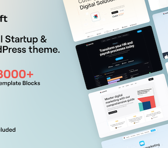 Upshift – Startup & SaaS WordPress Vorlage