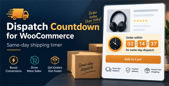 Versand-Countdown für WooCommerce