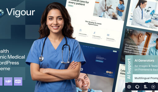 Vigor – Medizinisches WordPress-Template der Gesundheitsklinik