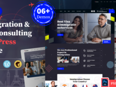 Vistro – WordPress-Template für Visa-Einwanderung