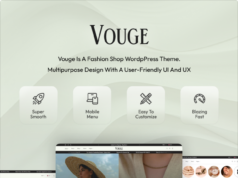 Vouge – WordPress-Vorlage für Modekleidung