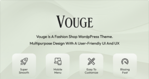 Vouge – WordPress-Vorlage für Modekleidung