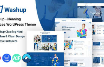 Washup – WordPress-Layout für Reinigungsdienste