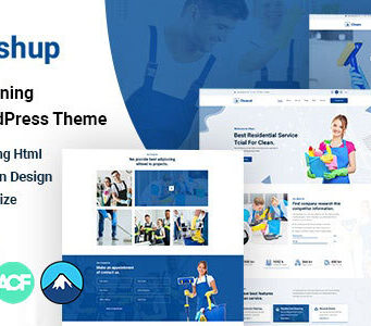 Washup – WordPress-Layout für Reinigungsdienste
