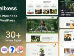 Wellxess – Spa- und Wellnesscenter-WordPress-Layout