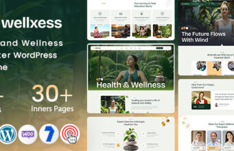 Wellxess – Spa- und Wellnesscenter-WordPress-Layout