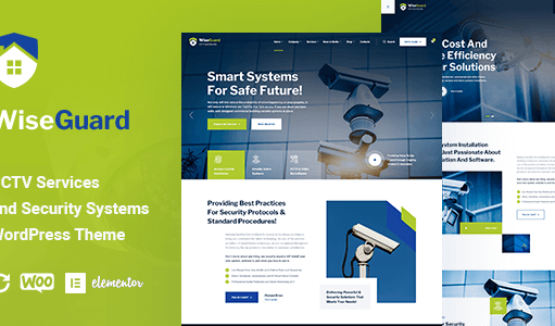 WiseGuard – CCTV- und Sicherheitssysteme-WordPress-Vorlage