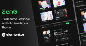 ZenG – Persönliches Portfolio-WordPress-Template