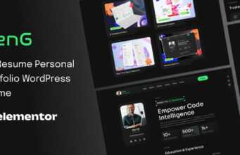 ZenG – Persönliches Portfolio-WordPress-Template