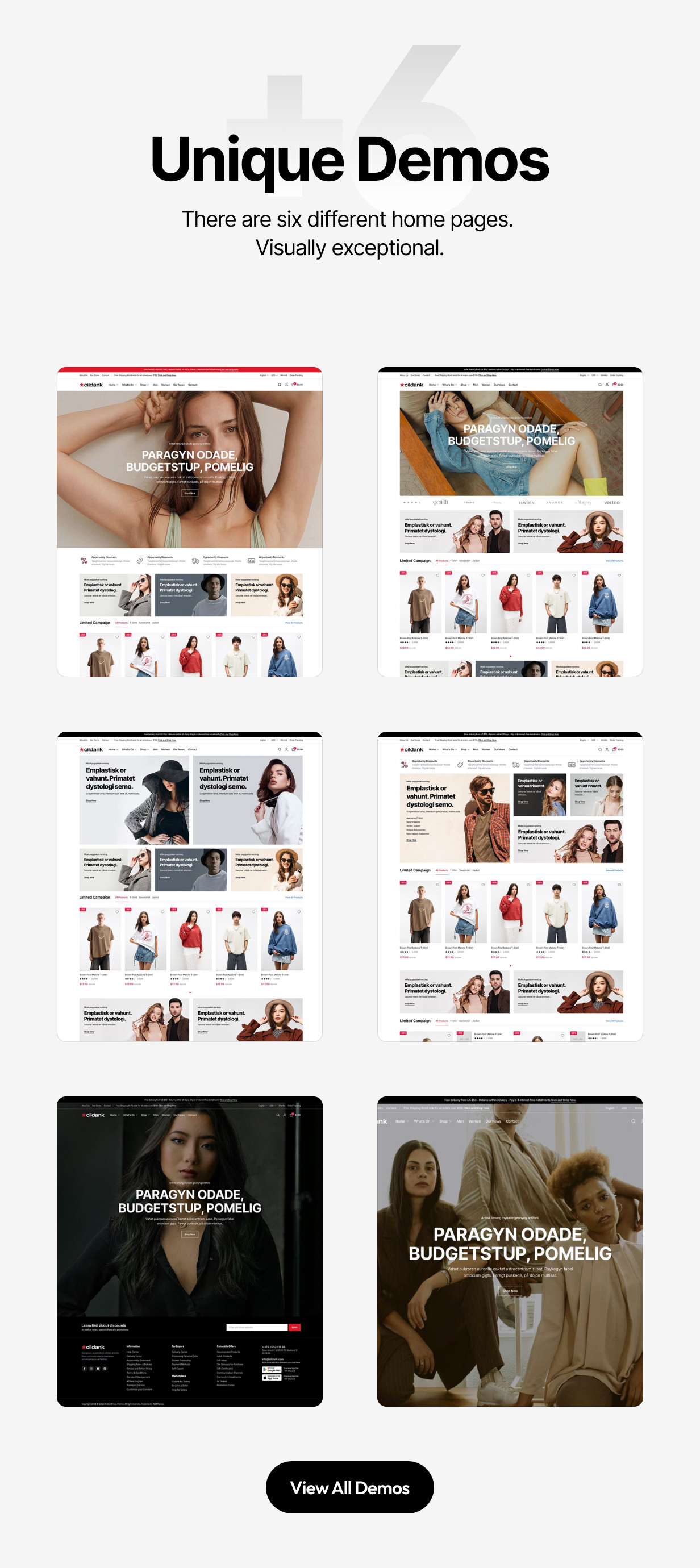 Cildank – Mode- und Bekleidungsgeschäft WooCommerce Theme – 2