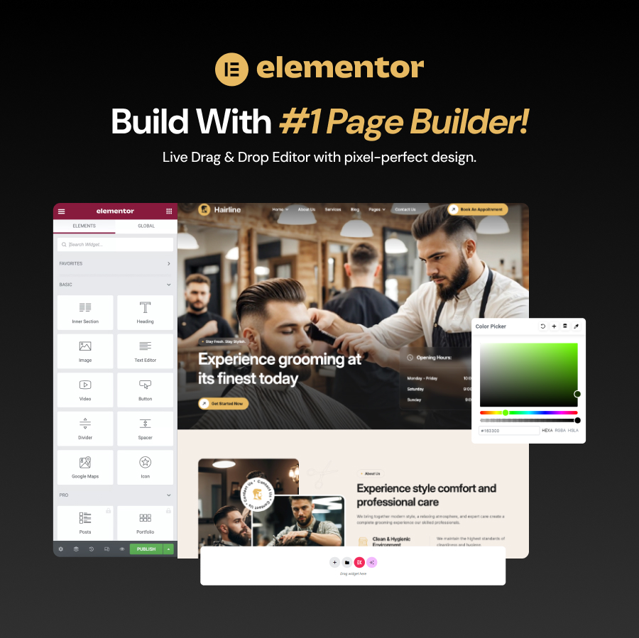 Hairline – Barbershop-Friseursalon und Friseur-WordPress-Theme – 4