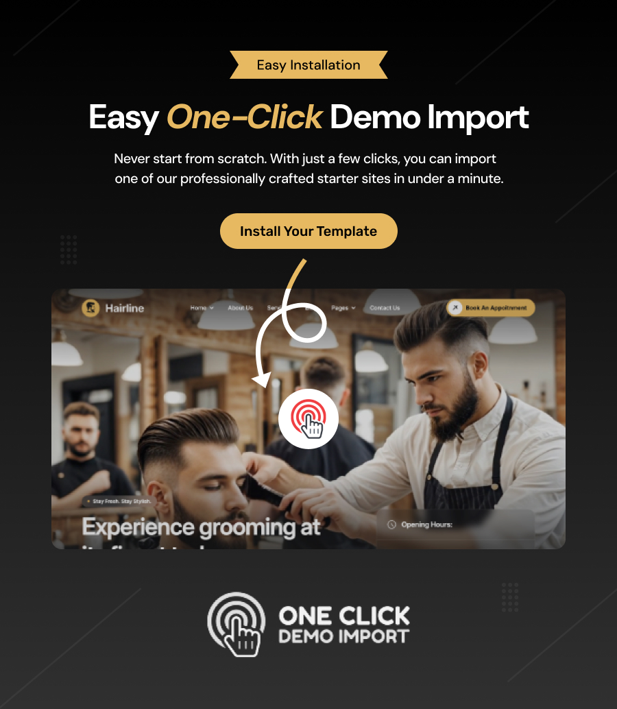 Hairline – Barbershop-Friseursalon und Friseur-WordPress-Theme – 5