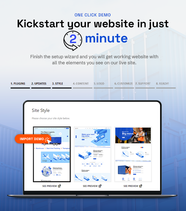 Logistbiz WordPress-Theme