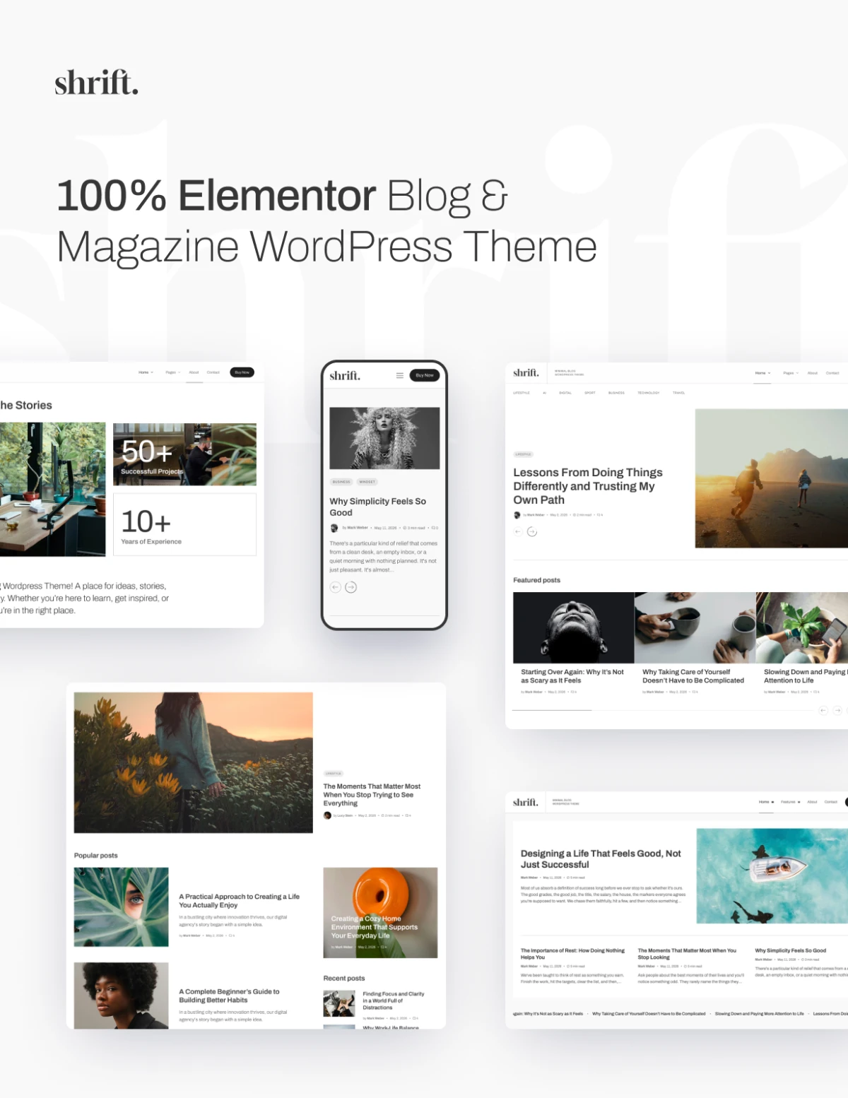 Shrift – 100 % Elementor-Blog-WordPress-Theme – 5