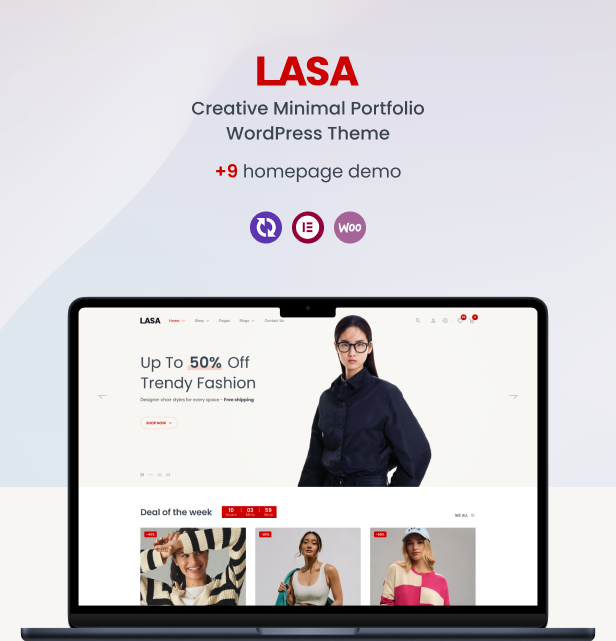 Lasa – Kreatives minimalistisches WooCommerce-WordPress-Theme – 6