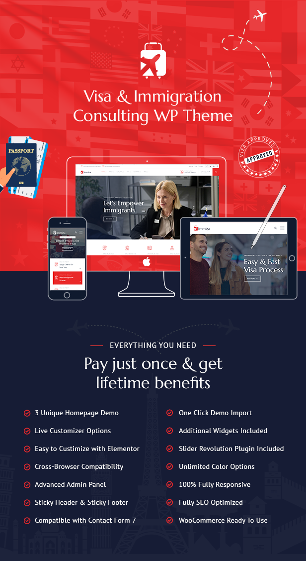 Immiza WordPress-Theme