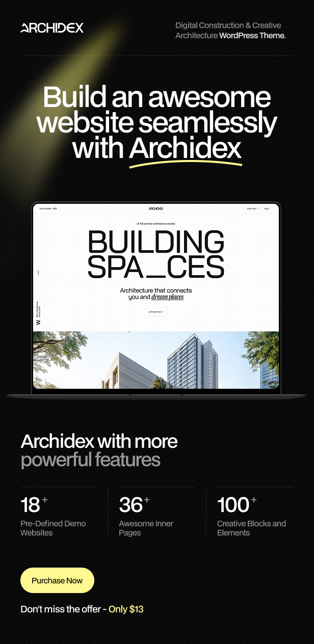 Archidex – Architecture Interior WordPress Theme – 2