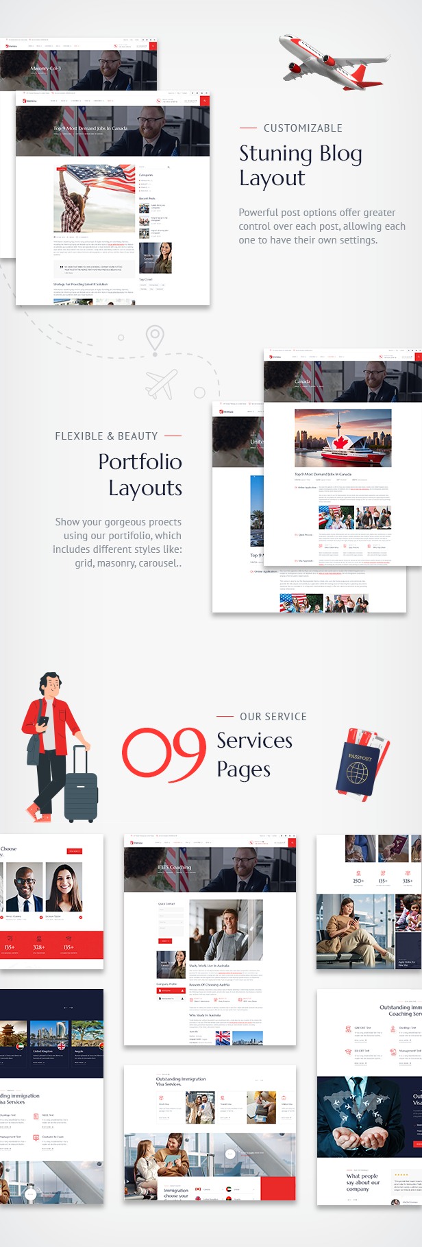 Immiza WordPress-Theme