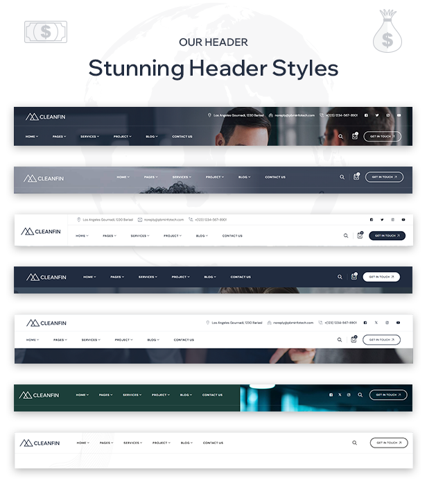 Cleanfin WordPress-Theme