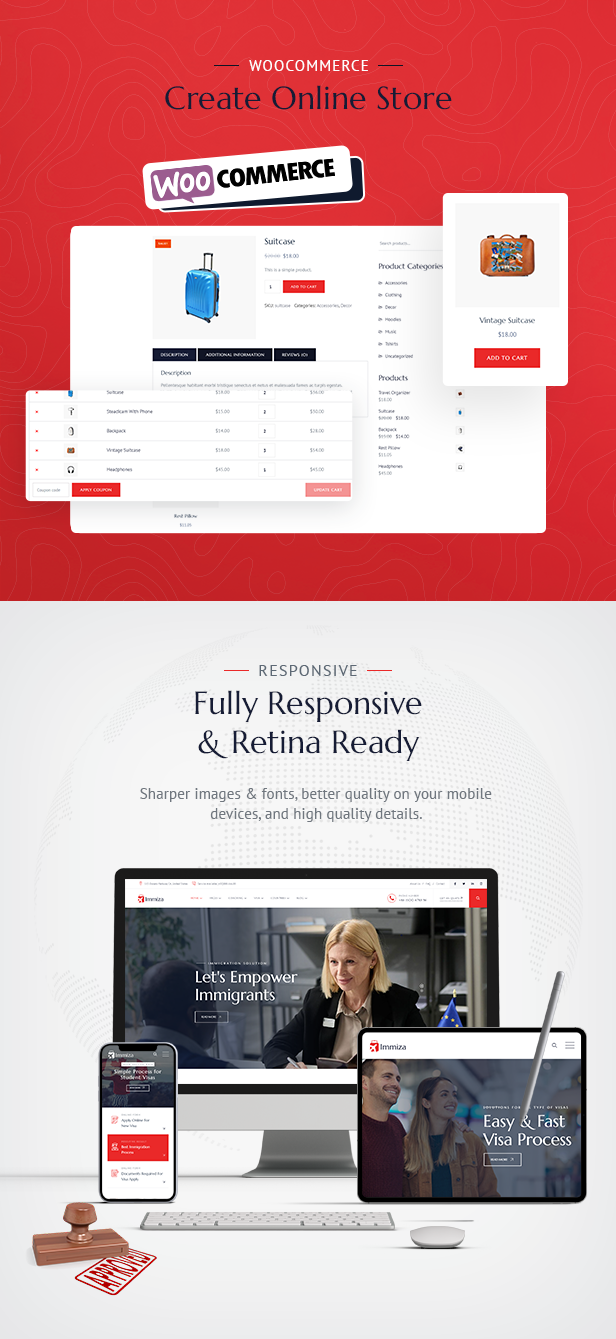 Immiza WordPress-Theme