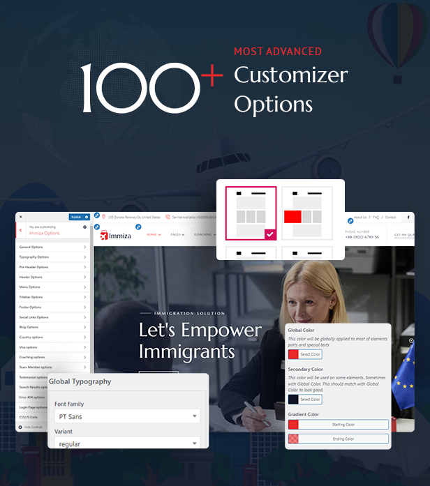 Immiza WordPress-Theme