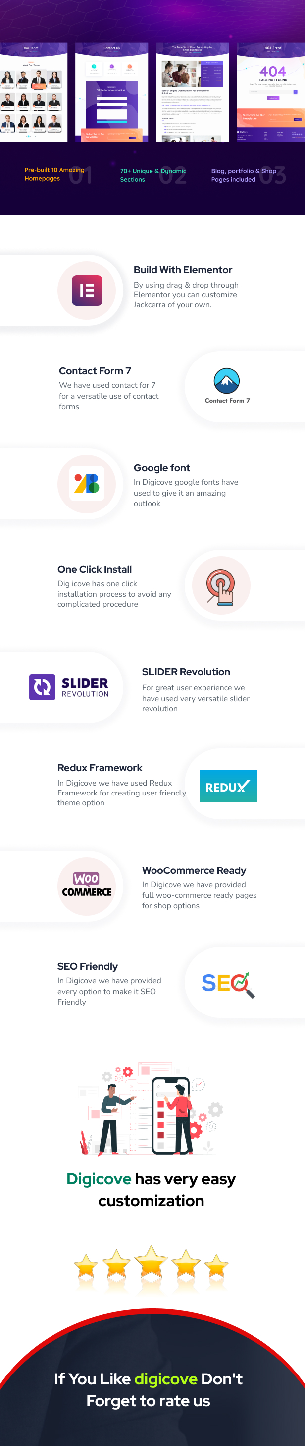 Digicove – WordPress-Theme für Agenturen für digitales Marketing – 6