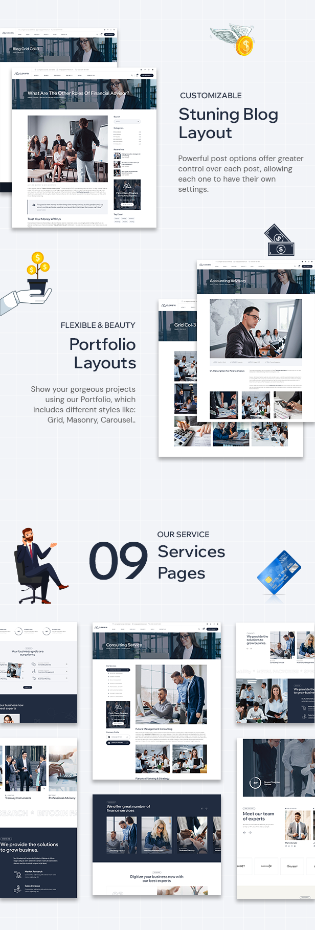 Cleanfin WordPress-Theme