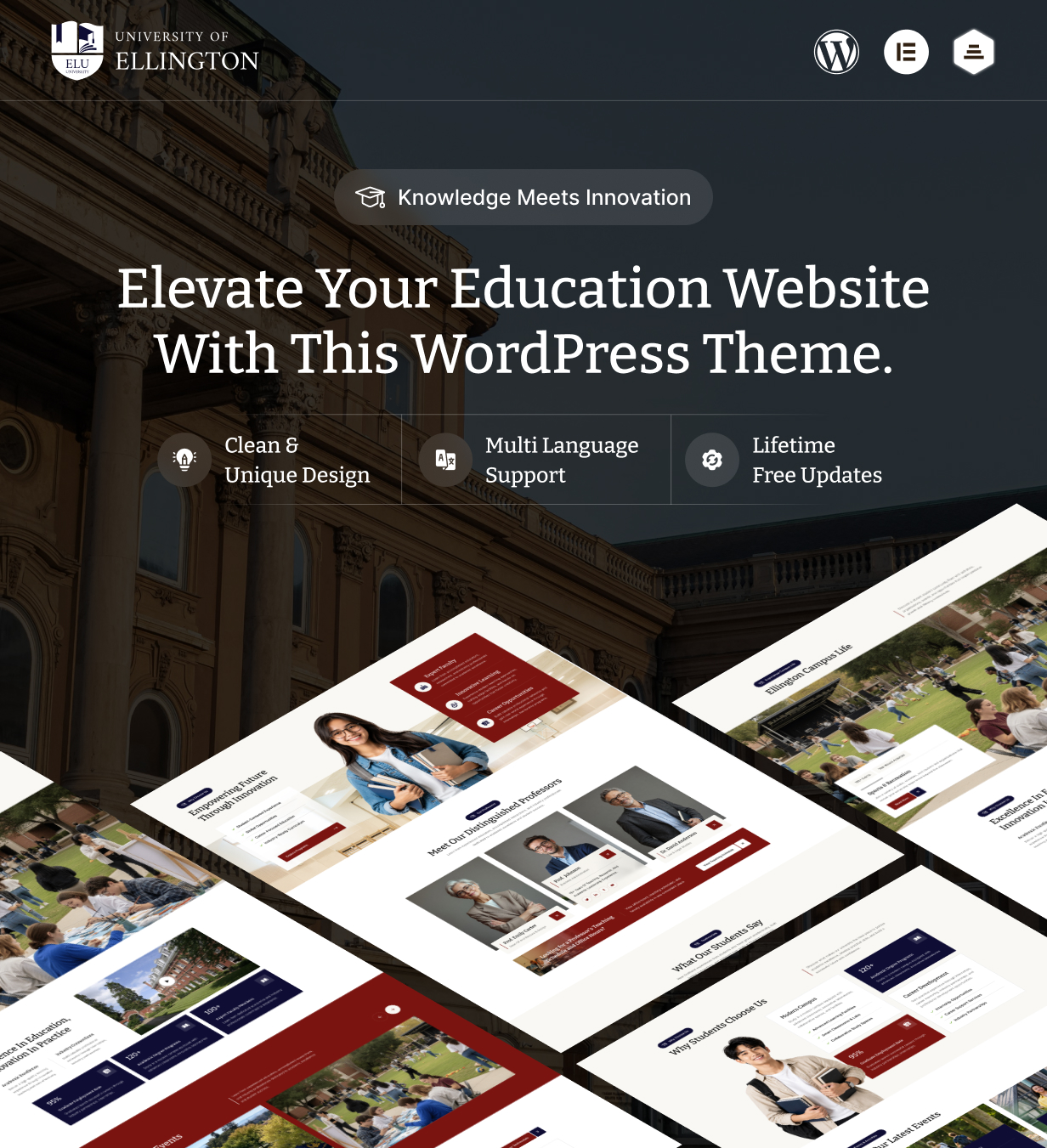 Ellington – WordPress-Theme für Hochschulbildung – 5