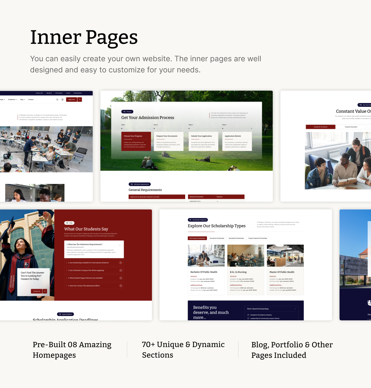 Ellington – WordPress-Theme für Hochschulbildung – 8