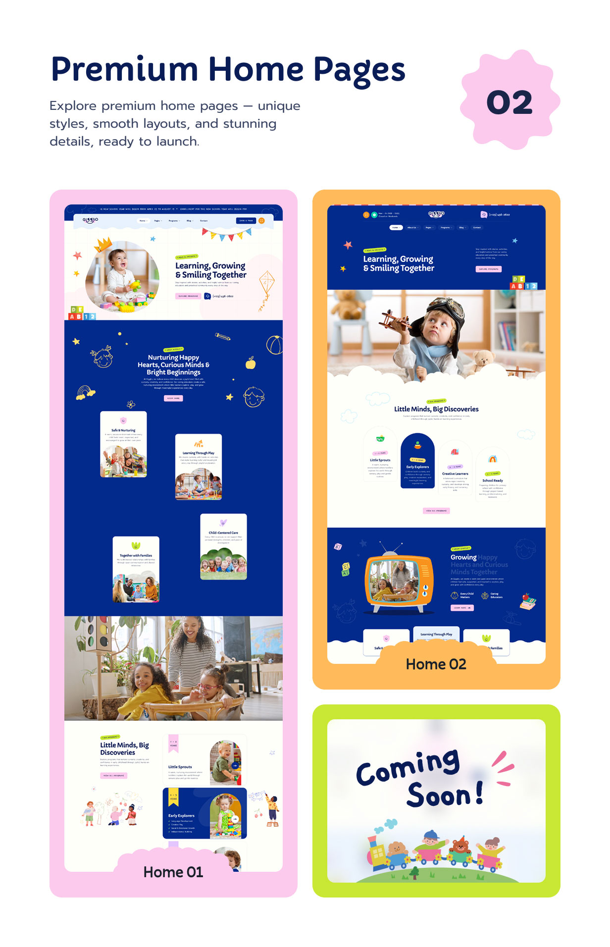Giggilo – Kindergarten- und Vorschul-WordPress-Theme – 6