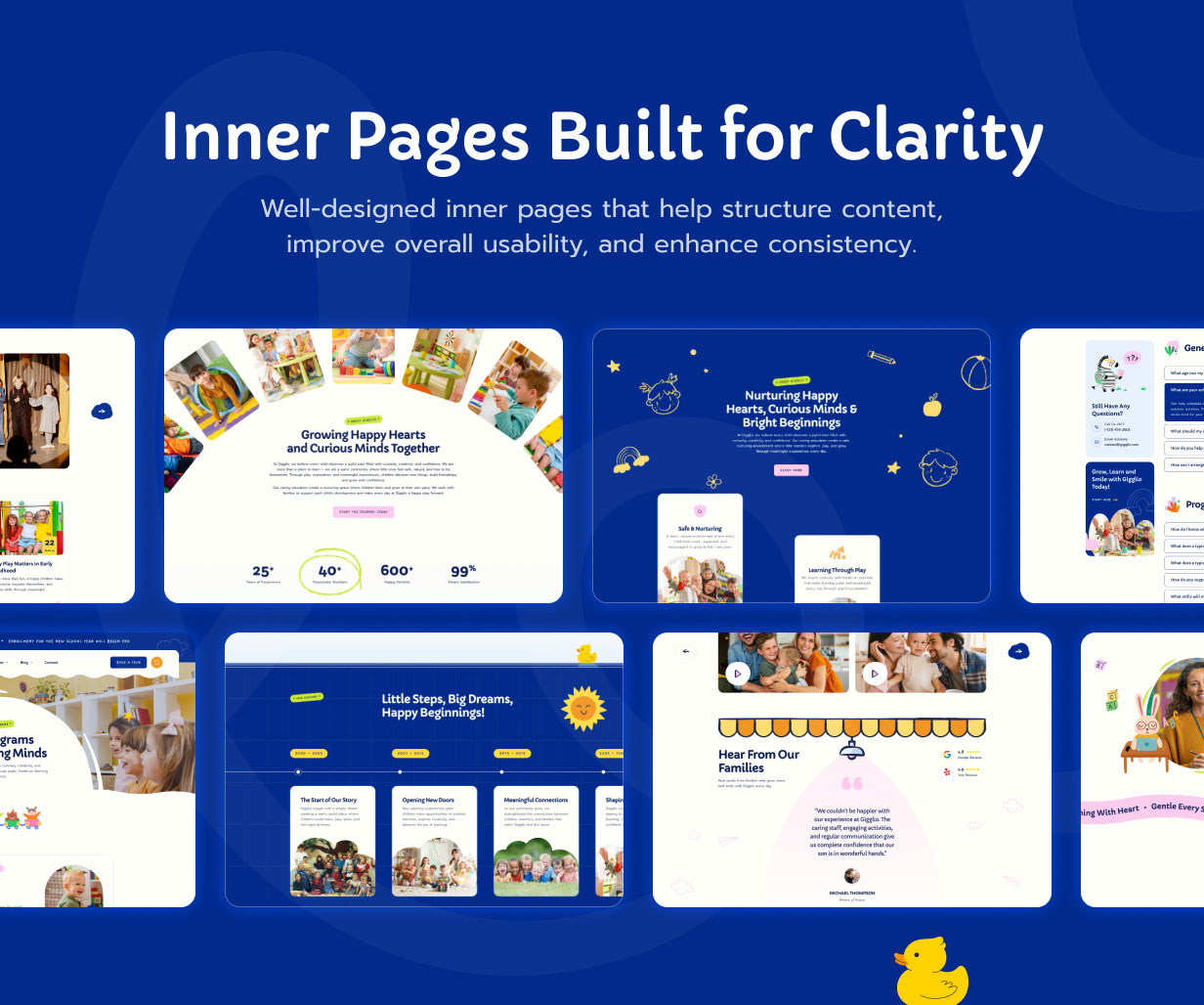 Giggilo – Kindergarten- und Vorschul-WordPress-Theme – 7