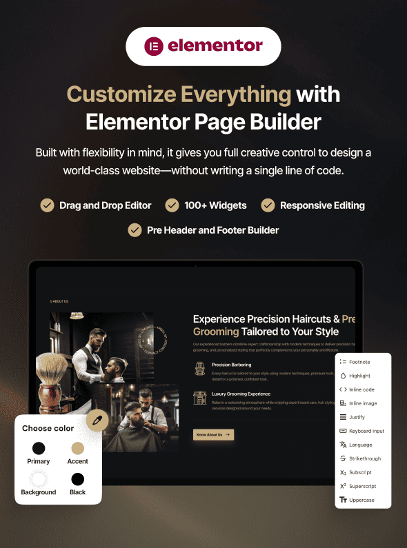 Kre8 | WordPress-Theme für Friseur- und Friseursalons – 2
