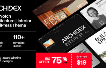 Archidex – Architektur-Innenraum-WordPress-Layout