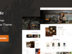 AruCafe – WordPress-Layout für Coffeeshops