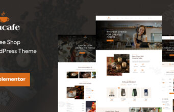 AruCafe – WordPress-Layout für Coffeeshops