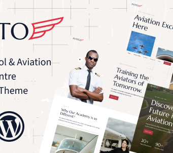 Avato – WordPress-Layout für Flugschule und Luftfahrt-Trainingszentrum