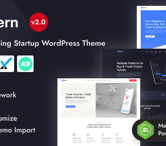Bern – WordPress-Layout für Krypto- und Aktienhandelsinvestitionen