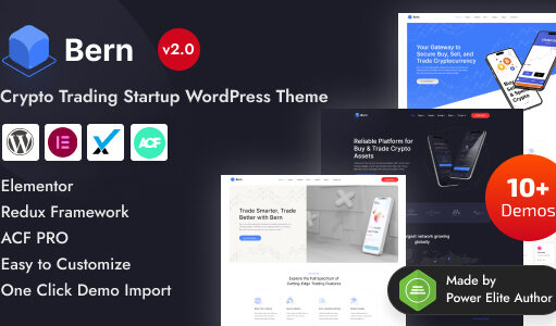 Bern – WordPress-Layout für Krypto- und Aktienhandelsinvestitionen