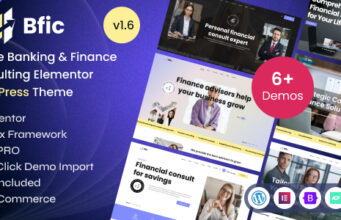 Bfic – Online-Banking- und Finanzberatungs-Elementor-WordPress-Template