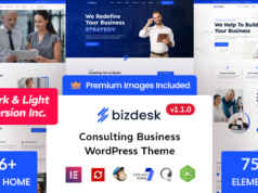 Bizdesk – WordPress-Vorlage für Unternehmensberatung