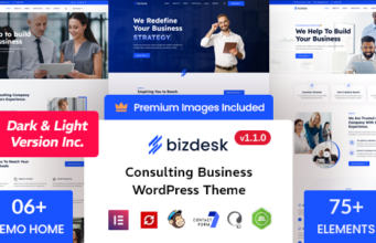 Bizdesk – WordPress-Vorlage für Unternehmensberatung