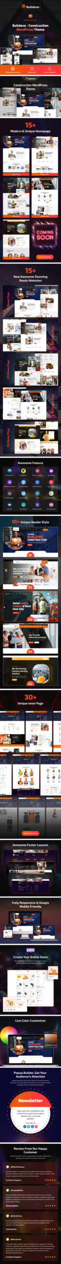 Blxo – Bau-WordPress-Vorlage
