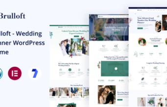 Brulloft – Hochzeitsplaner-WordPress-Template