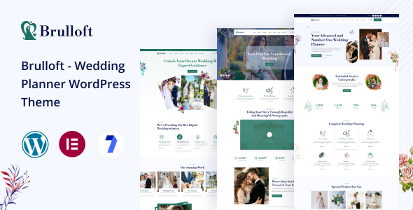Brulloft – Hochzeitsplaner-WordPress-Template
