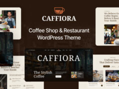 Caffiora – WordPress-Vorlage für Cafés und Restaurants