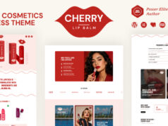 Cherry – WordPress-Vorlage für Kosmetikshop