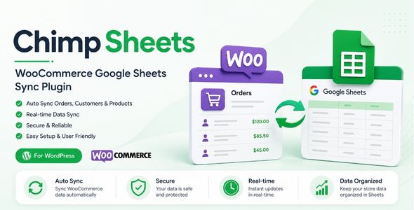 ChimpSheets – WooCommerce Google Sheets Zwei-Wege-Synchronisierungs-Plugin
