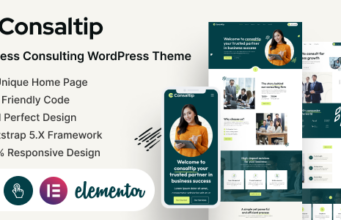 Consaltip – WordPress-Template für Unternehmensberatung