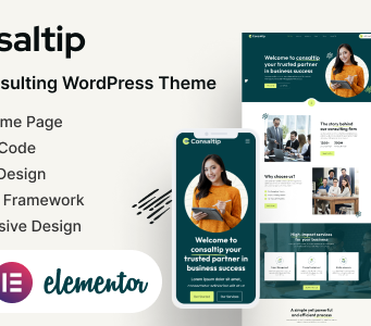 Consaltip – WordPress-Template für Unternehmensberatung
