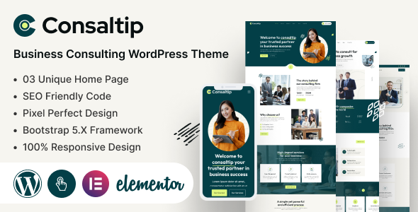 Consaltip – WordPress-Template für Unternehmensberatung
